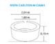 Bazén vírivý MSPA Carlton M-CA061  (11400258)