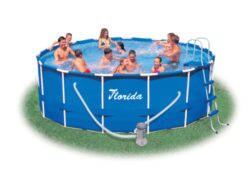 Bazén Florida 4,57 x 1,22 komplet + kartušová filtrácia - bNadzemný bazén s celkovým objemom vody 16,6 m3./b