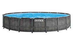 Bazén Florida Premium Greywood 4,57x1,22 m s kartušovou filtráciou a príslušenst - bNadzemný bazén s celkovým objemom vody 16,8 m3./b